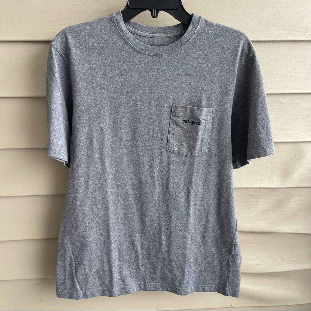 Patagonia Shirt Mens Small Gray Short Sleeve Outdoor Hiking